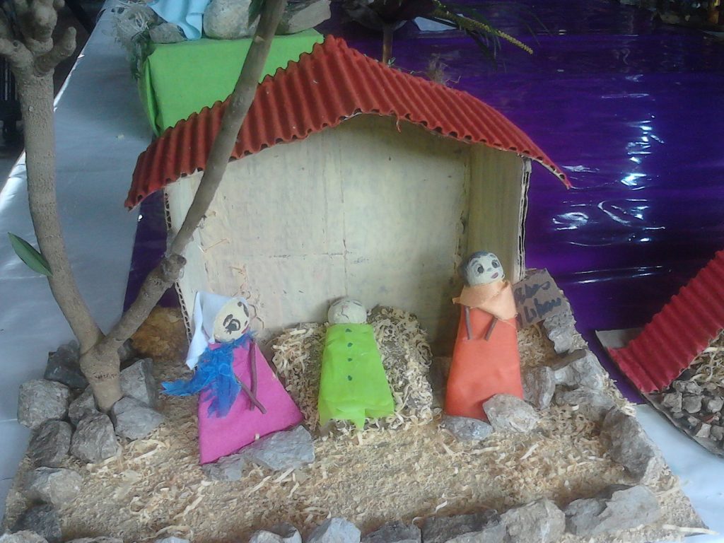 Taller de Elaboración de Pesebre ecológico fue realizado en el municipio Roscio