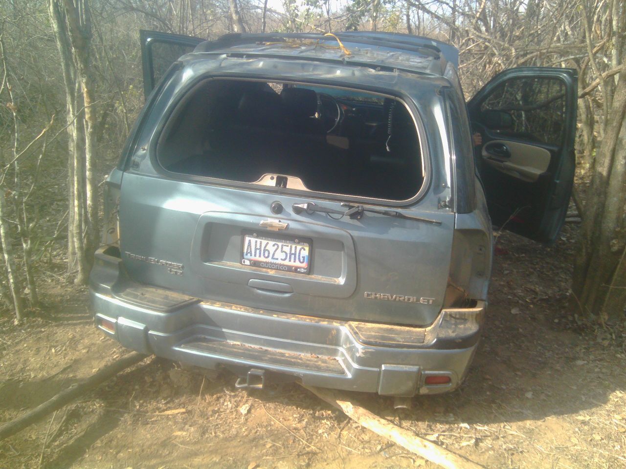 PNB recuperó camioneta solicitada que estaba en estado de abandono