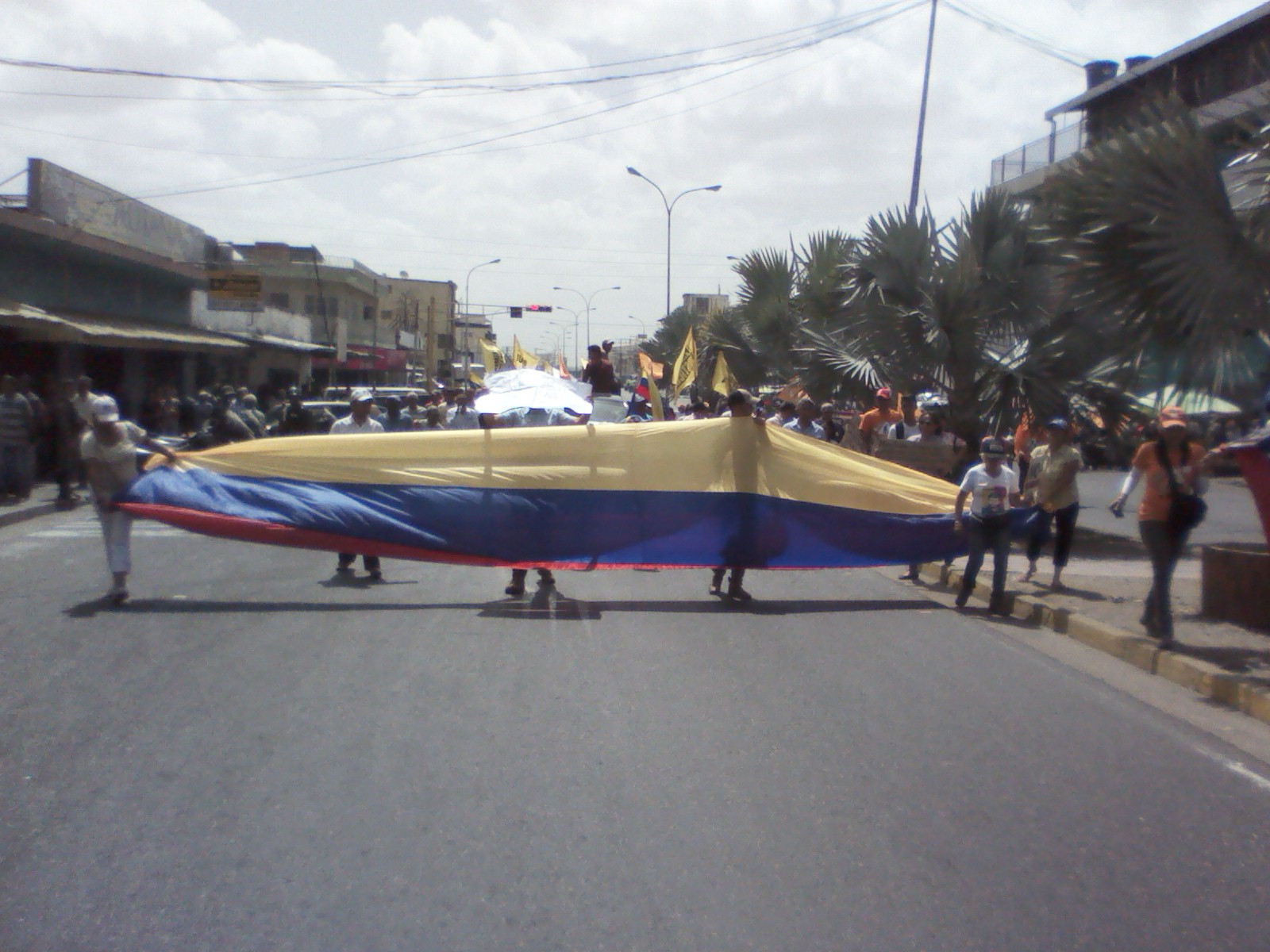 Siguen las protestas en las calle vallepascuenses pidiendo destitución de magistrados del TSJ