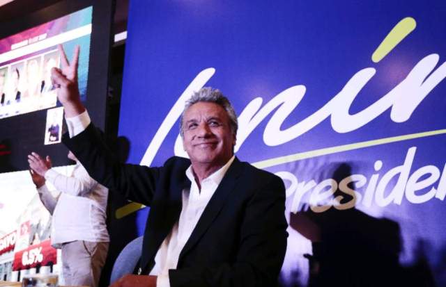 Con el 51,12% de los votos, Lenín Moreno gana balotaje de Ecuador