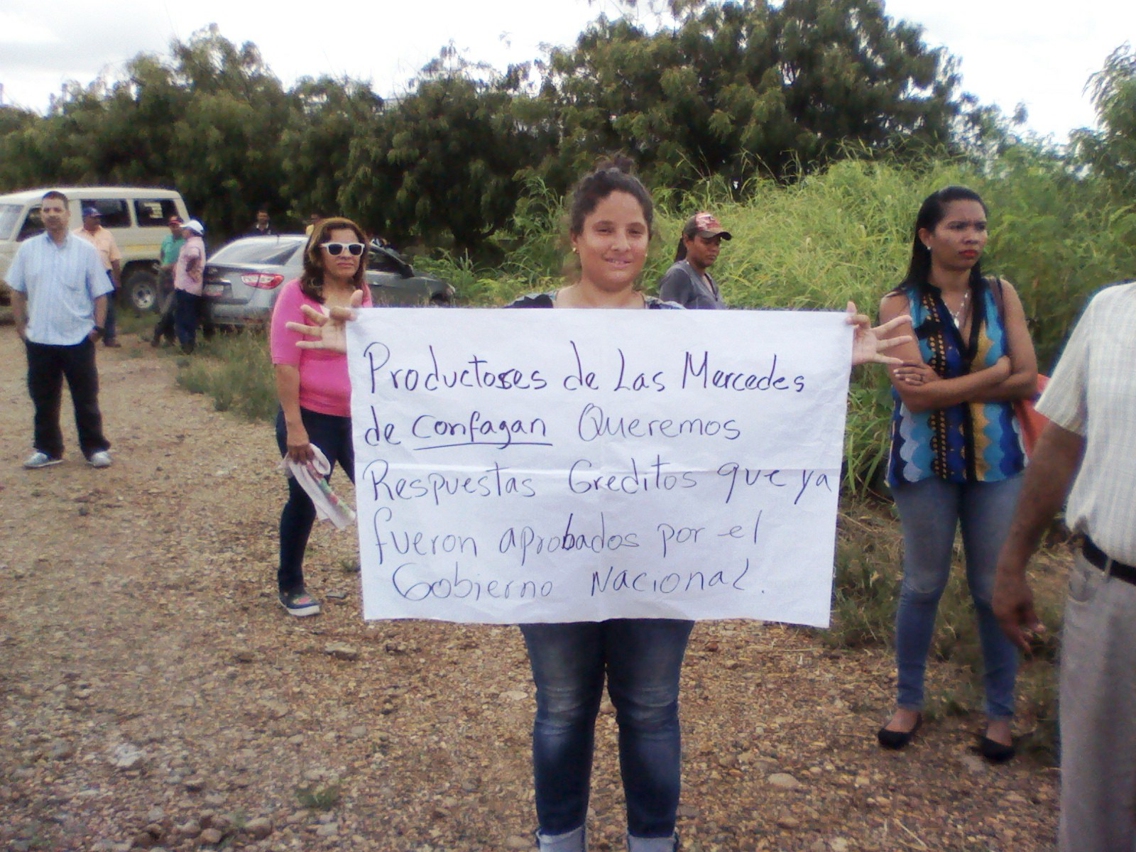 [:es]Protesta por falta de semilla en Chaguaramas [:]