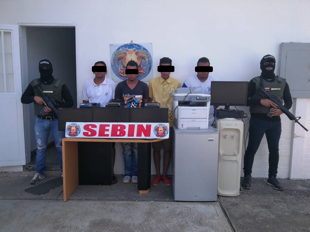 [:es]Sebin desarticulo banda Los Fantasmas luego de robar material estratégico de Pdvsa[:]