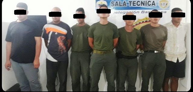 [:es]Detienen a cinco GNB y dos civiles luego de robar en finca[:]