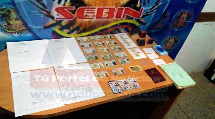 [:es]Sebin desmanteló banda dedicada a la falsificación de documentos en Guárico[:]