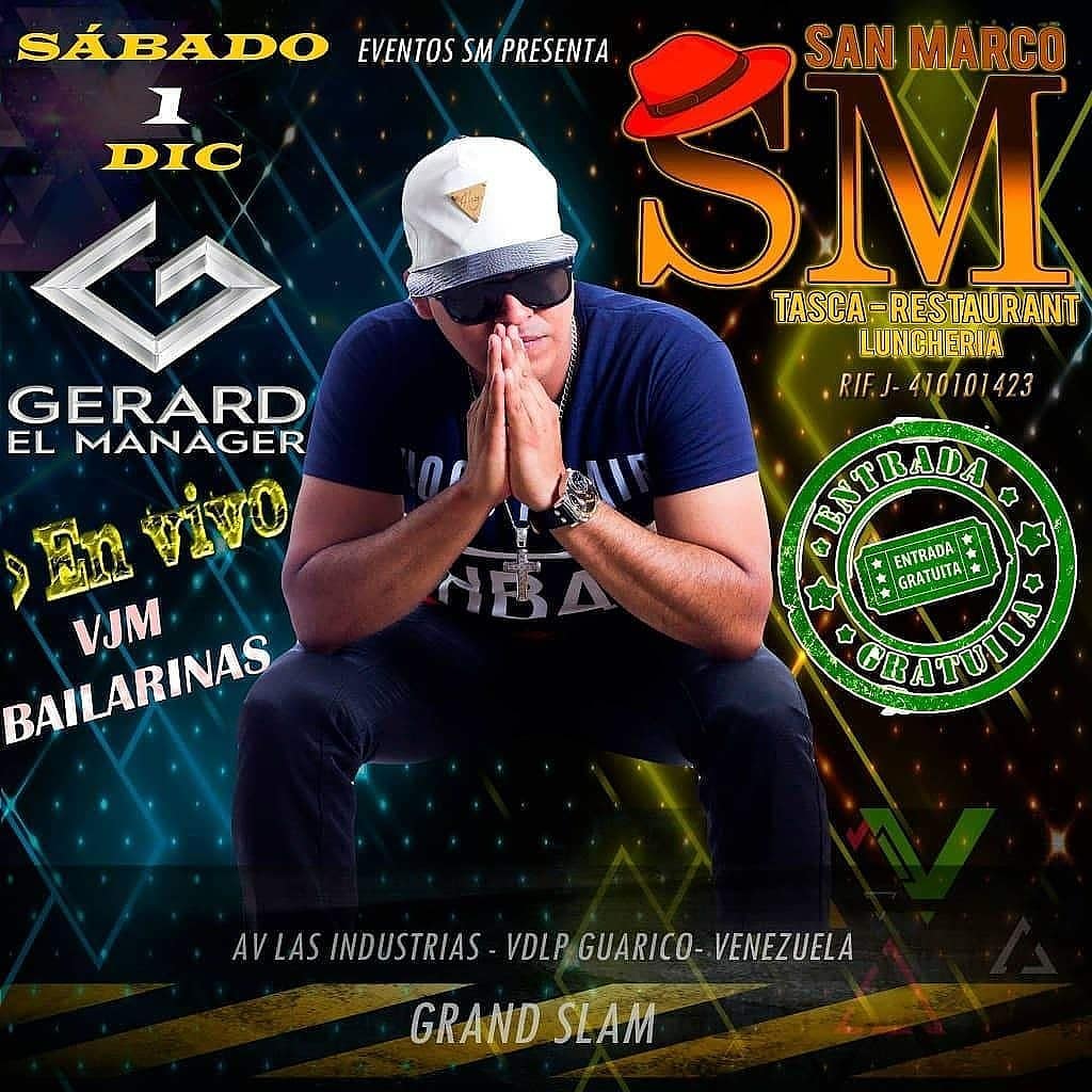 [:es]Gerald «El Manager» y Lino Band se presentan este sábado en la Tasca Restaurant San Marco – Stratus[:]