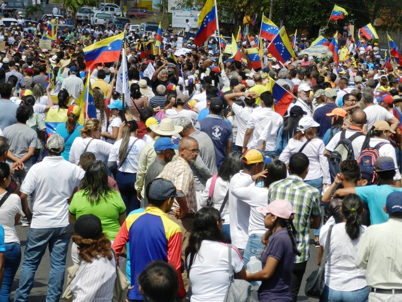 No hay vuelta atrás; los vallepascuenses nuevamente se concentraron en respaldo a Juan Guaidó