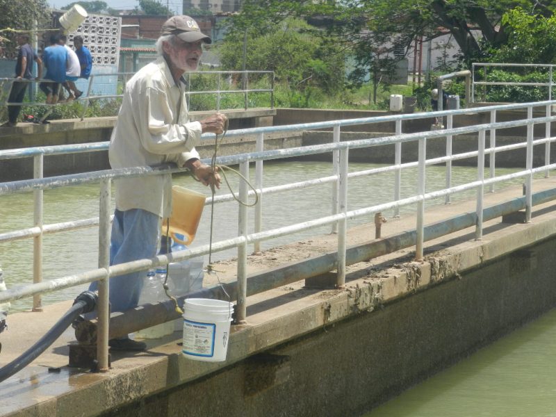 Retornó la «pesca» del agua en Valle de la Pascua