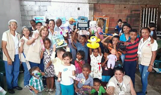 Caritas llevó una jornada social a los Olivos 2 y El Mesías