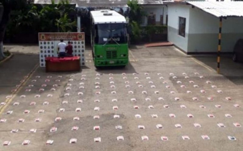 [:es]GUÁRICO. GNB decomisa 150 panelas de droga ocultos en un autobus[:]