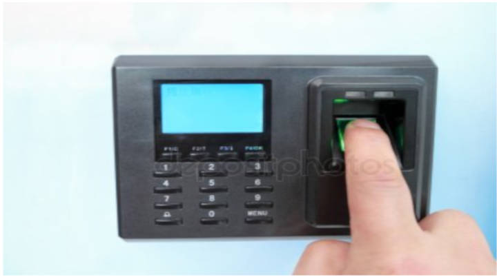 Sistema de control de acceso con la huella dactilar