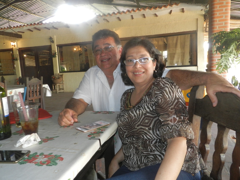 Wladimir Balza y Maria Luisa Ruiz. Directivo de Deportiva 98.3 FM