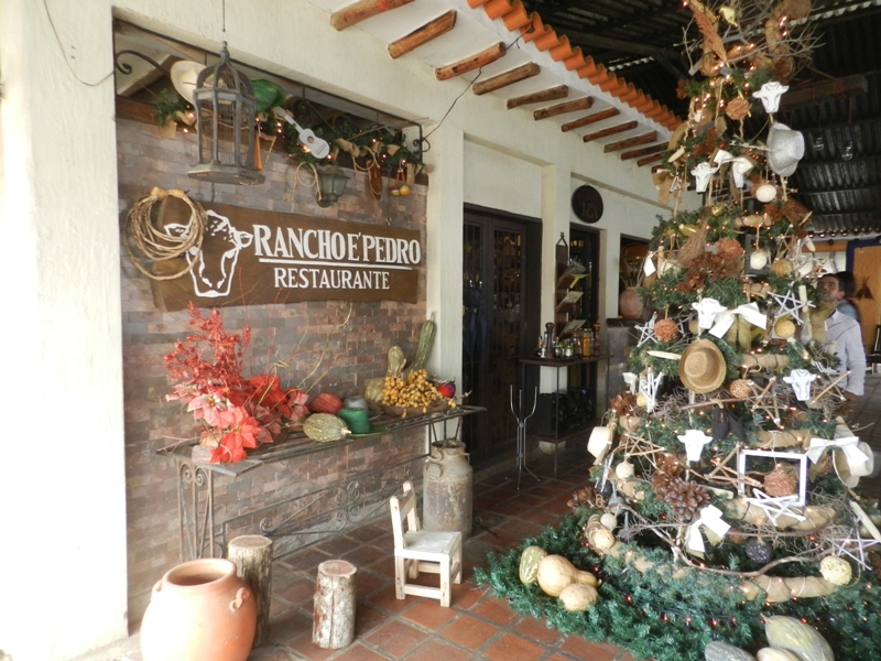 El almuerzo fue en las instalaciones del Rancho de Pedro.