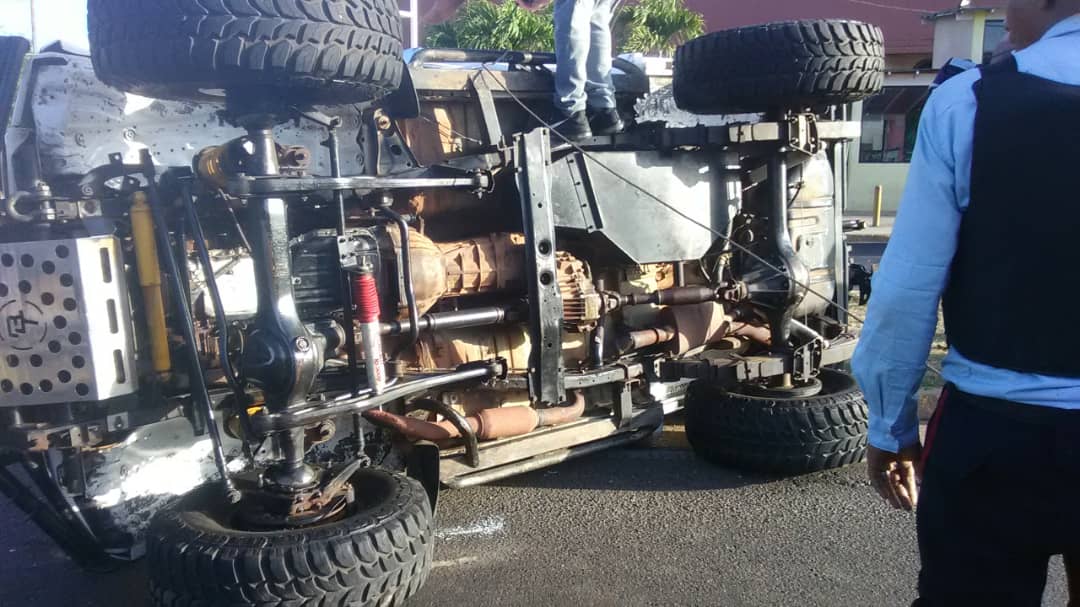 Bomberos de Infante y Poliguarico llegaron al lugar