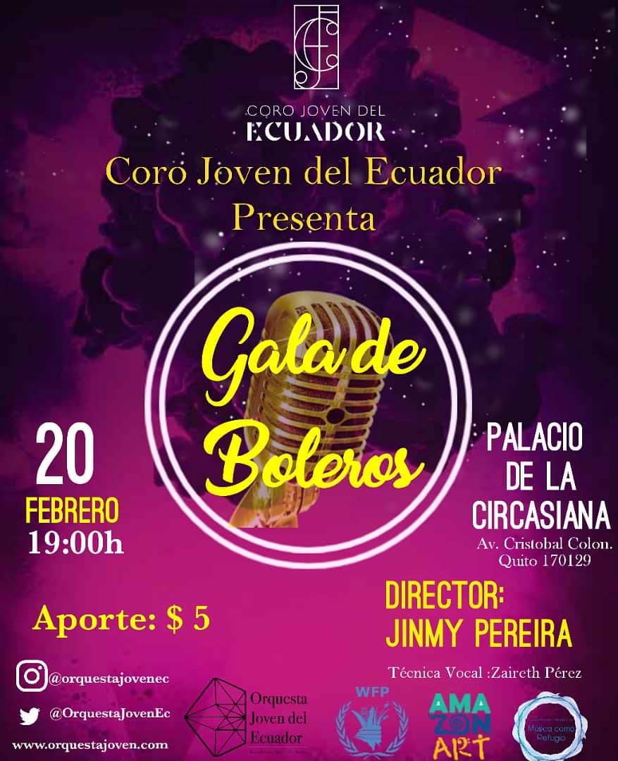 [:es]Venezolano dirigirá Gala de Boleros en Ecuador[:]
