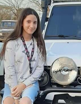 Sofia Nicol Varón Cedeño de 12 años