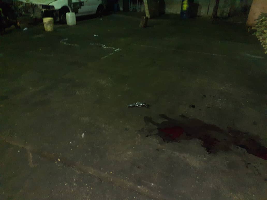 Lugar donde cayó mortalmente herído "El Maicol"