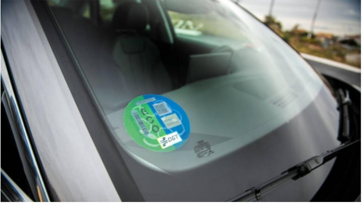 La pegatina Eco, permite el acceso sin restricciones