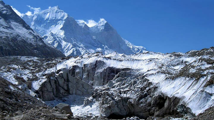 La hermosa imagen del origen del río Ganges