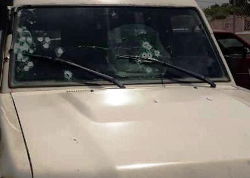 Fuerte enfrentamiento entre el delincuente y los cuerpos policiales. 