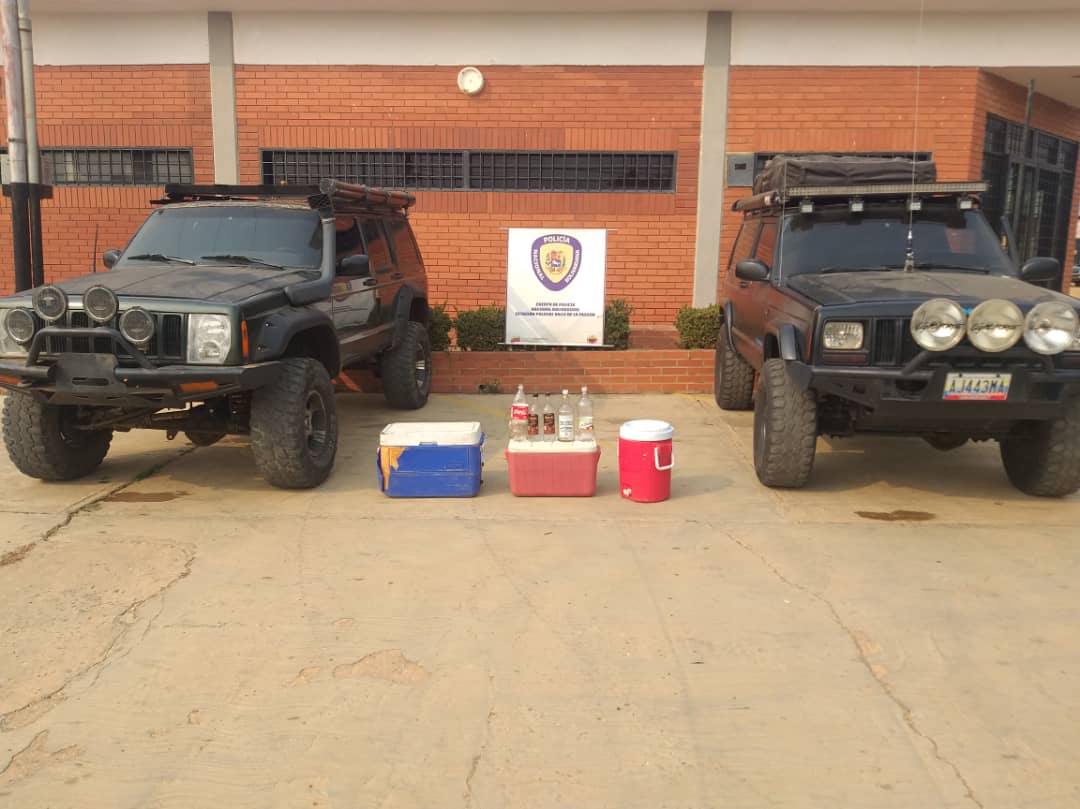 Todo lo colectado por los funcionarios de la Policía Nacional Bolivariana. Foto Cortesía. 