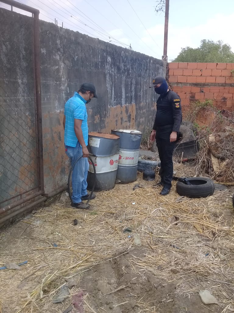 Funcionarios del Conas realizaron el procedimiento