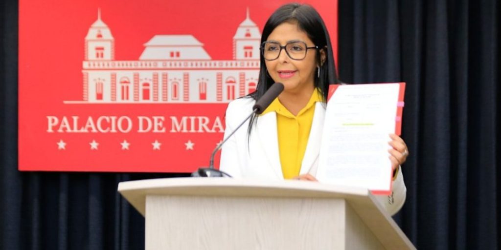 Delcy Rodríguez anunció las cifras de Covid-19