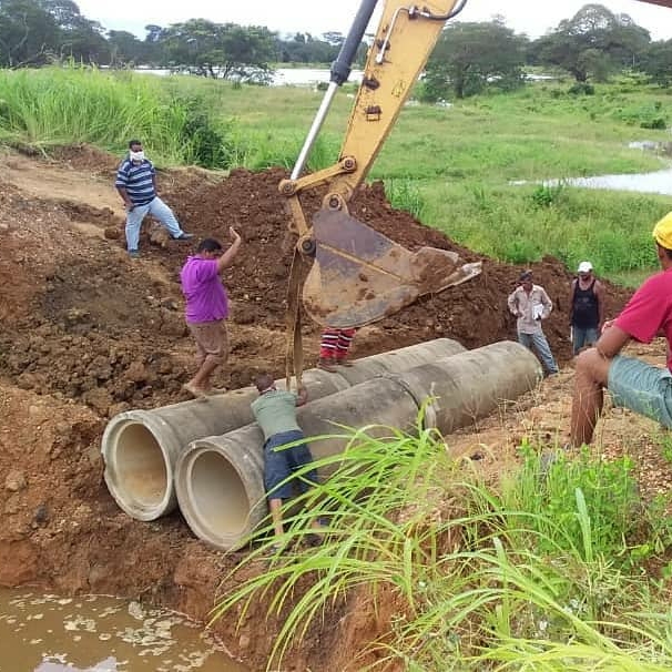 Realizaron trabajos en la troncal 14 por medio del Gobierno de Anzoátegui