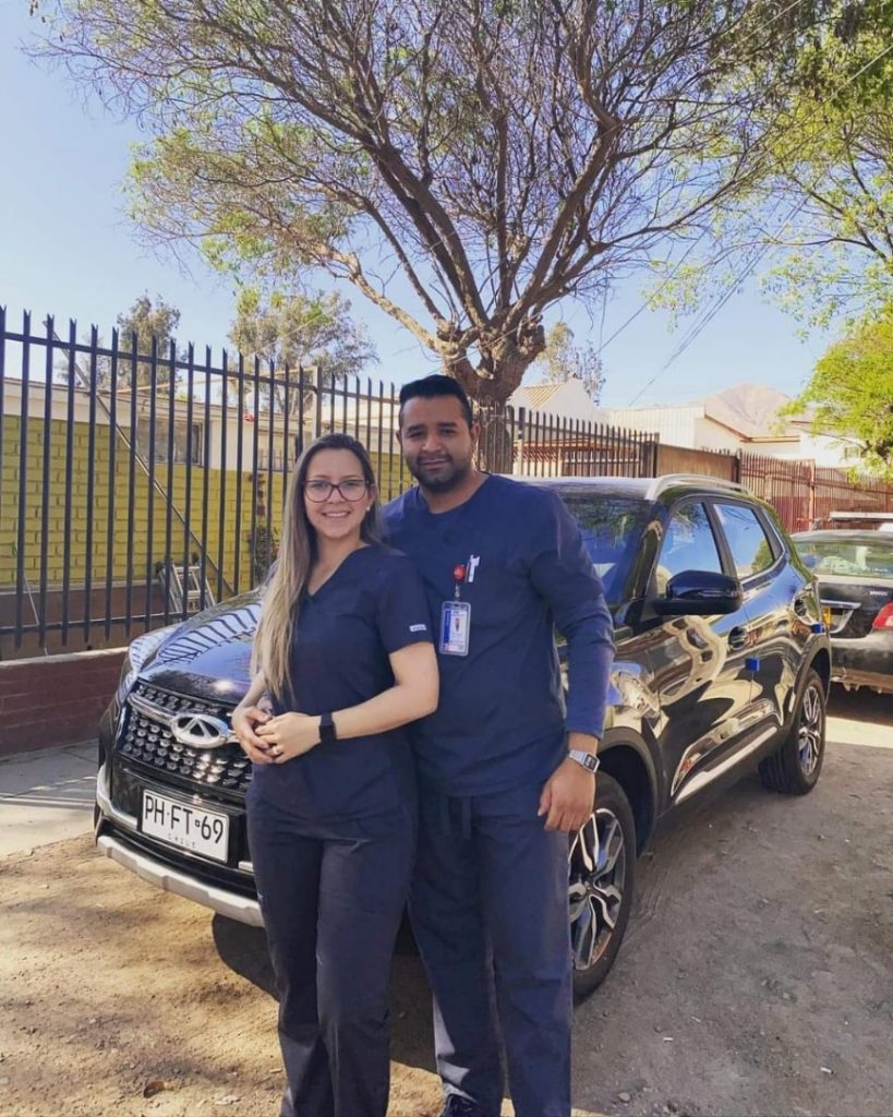 Loussel Rangel y Johana Cholett