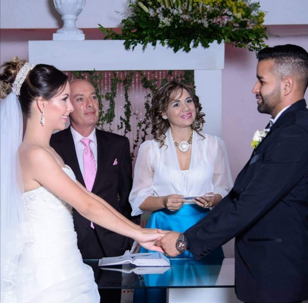 Se unieron en matrimonio en la capital Guariqueña