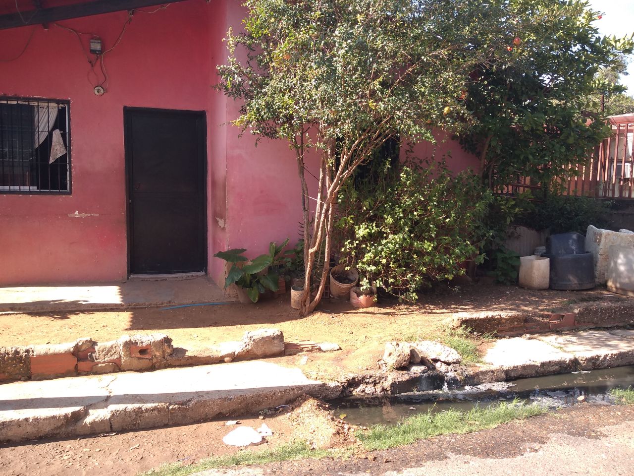 [:es]Aguas putrefactas dañan viviendas en la calle Cedeño[:]