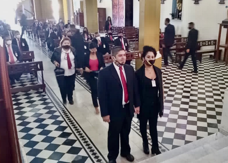 Entrega de las ofrendas 