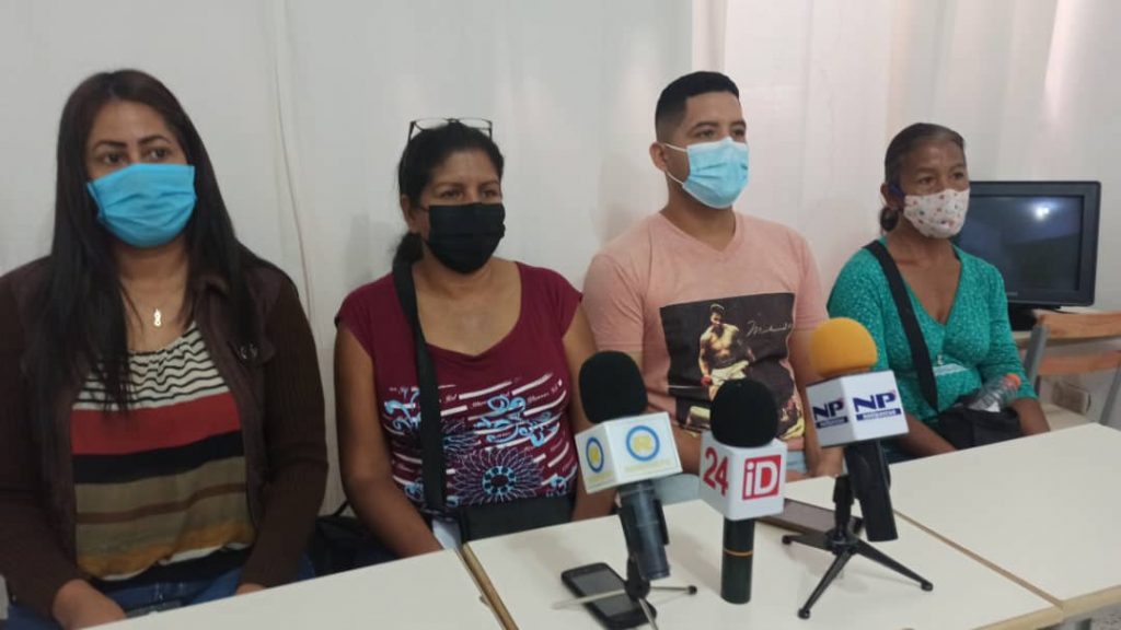 Rueda de prensa de los familiares de los detenidos 