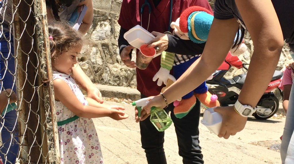 Desinfección de manos