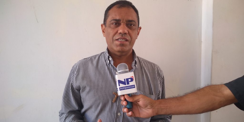 Coordinador municipal del partido Primero Justicia José García