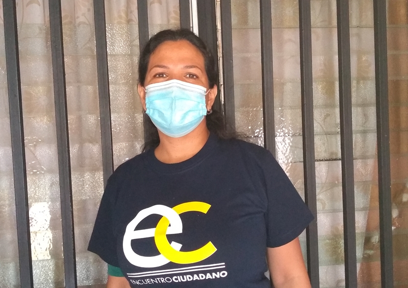 Anabel Ruiz, secretaria general de esa organización política en esta entida