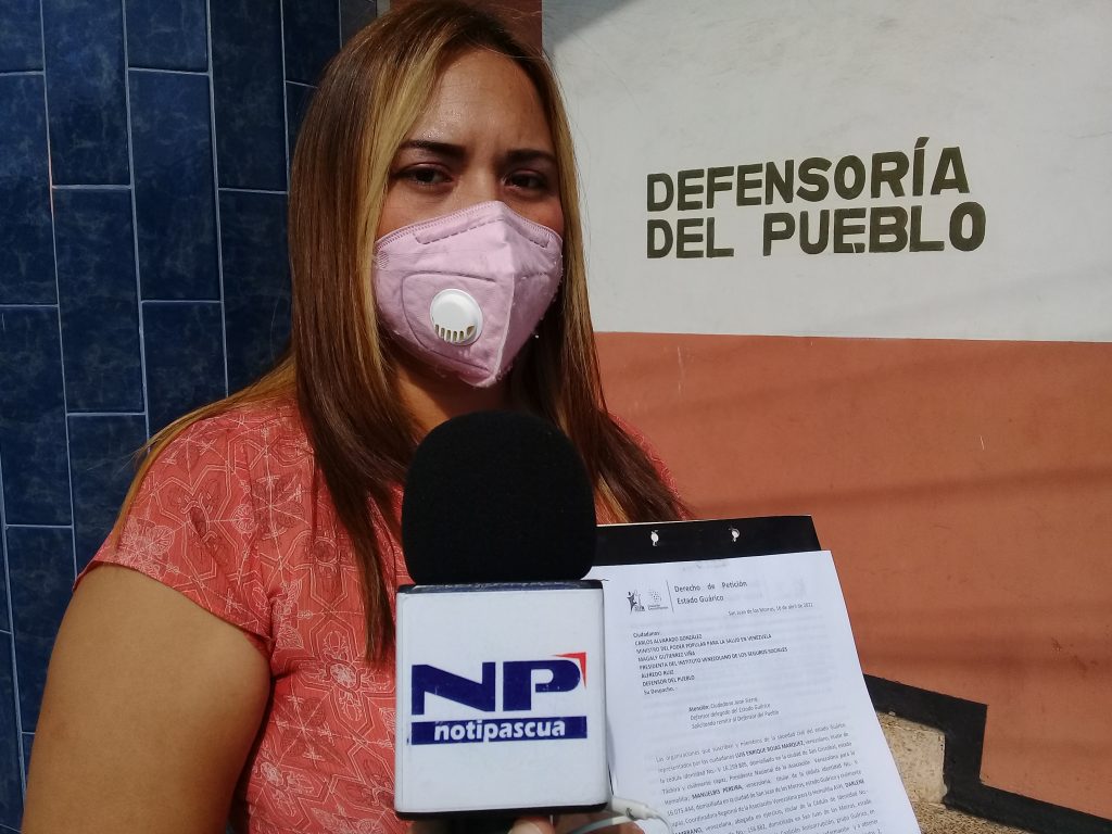 Manuelbis Pereira, representante de la Asociación Venezolana para la Hemofilia (AVH) en Guárico.