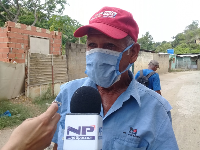 Francisco Barrios, vecino de Cujicito en San Juan de los Morros.