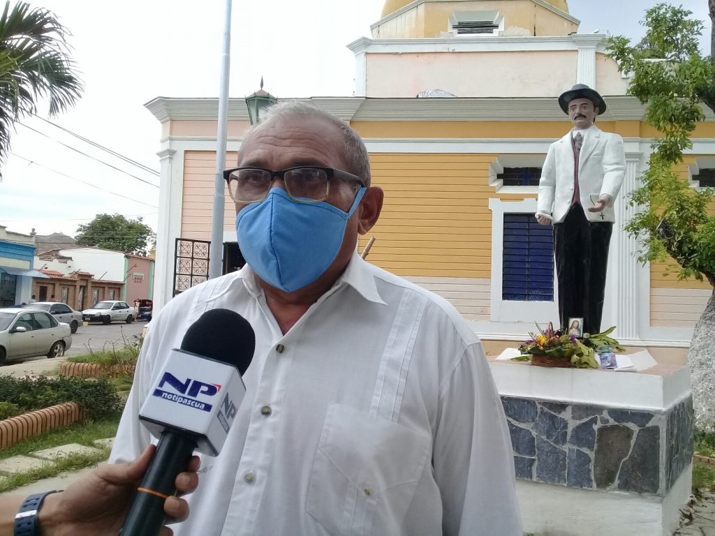 Monseñor Raúl Ascanio, Vicario General de la Arquidiócesis de Calabozo.