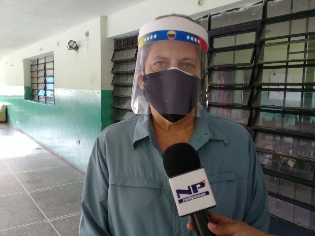 Jesús Hurtado, presidente del Frente Amplio Venezuela Libre, en Guárico.