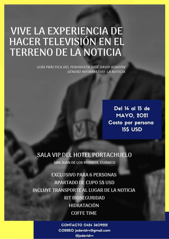 [:es]Llega a San Juan de los Morros la Guía Practica del Periodismo para Televisión[:]