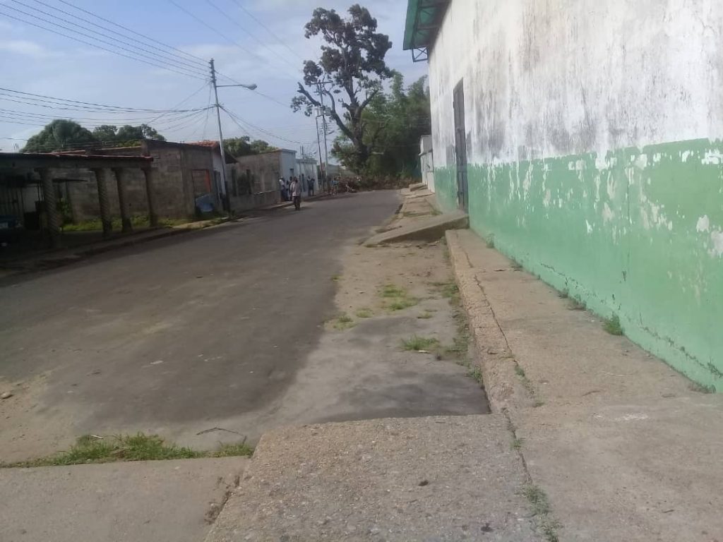 Lugar donde comenzó el enfrentamiento en la población de Cabruta