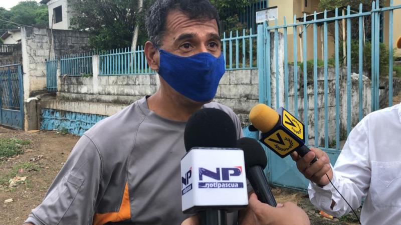 Douglas Galloza, habitante de San José, en San Juan de los Morros.