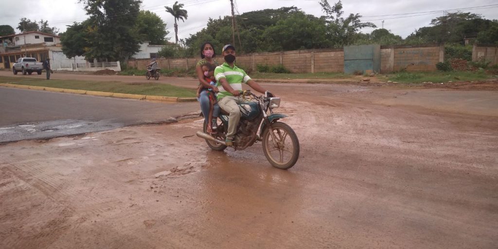 Así están las calles en Valle de la Pascua