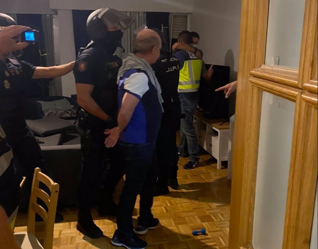La detención la realizó la Policía Nacional de España