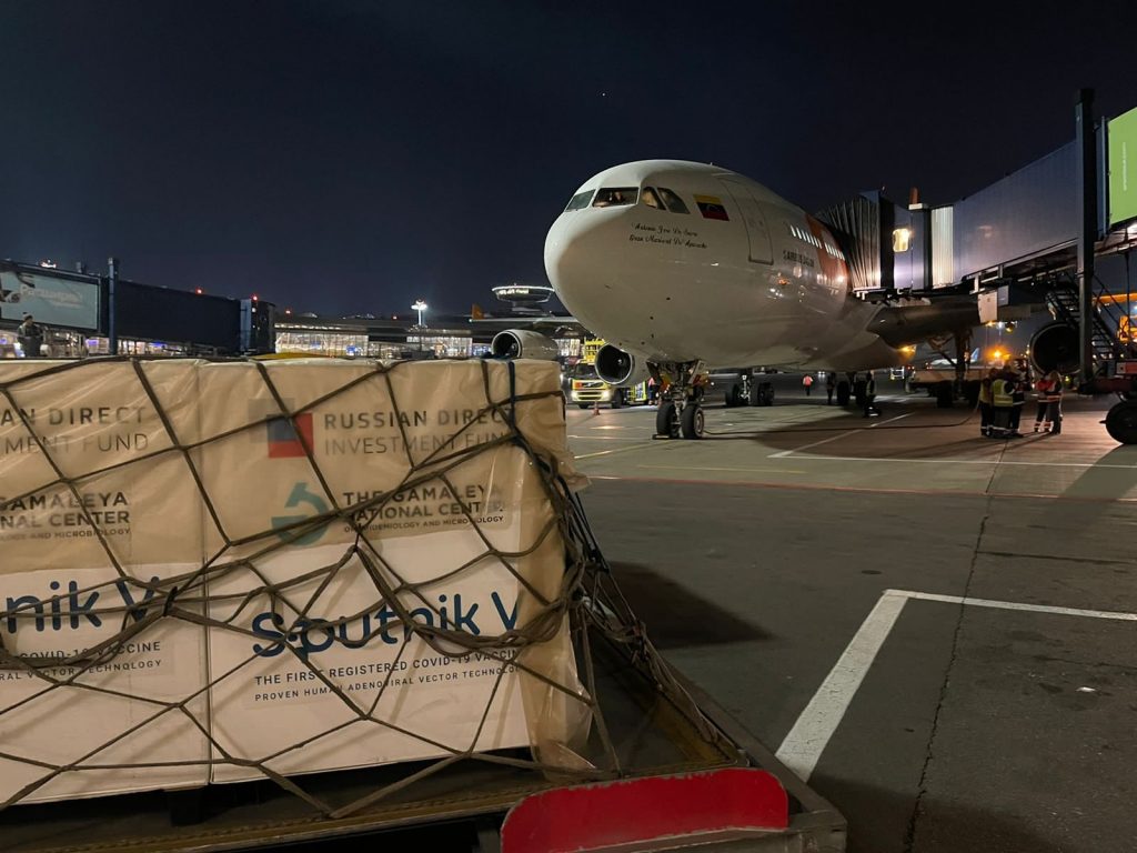 Este sería el sexto cargamento en llegar al país desde el mes de Octubre