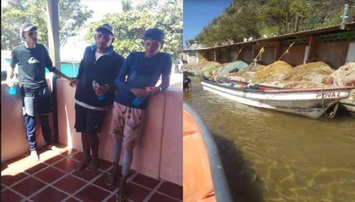[:es]Pescadores rescataron a tripulantes de embarcación desaparecida en La Guaira[:]