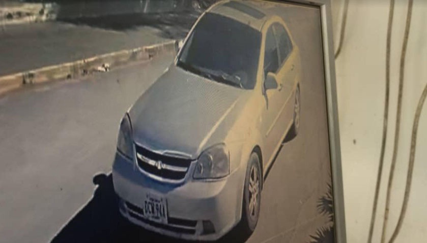 Vehículo robado a la víctima