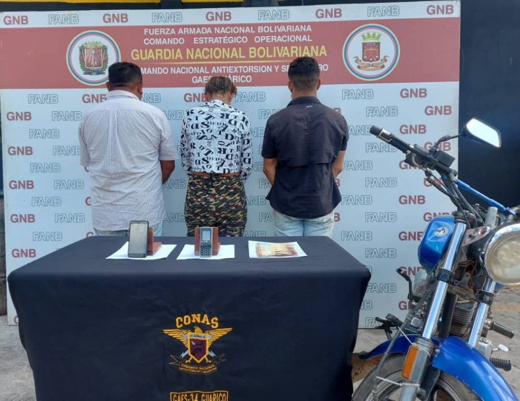Tres personas capturadas por el GAES - CONAS Valle de la Pascua