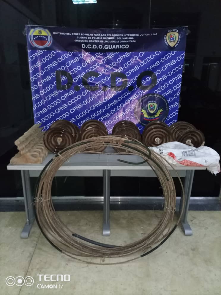 [:es]Lo capturaron en la zona norte de La Pascua traficando materiales de Corpoelec[:]