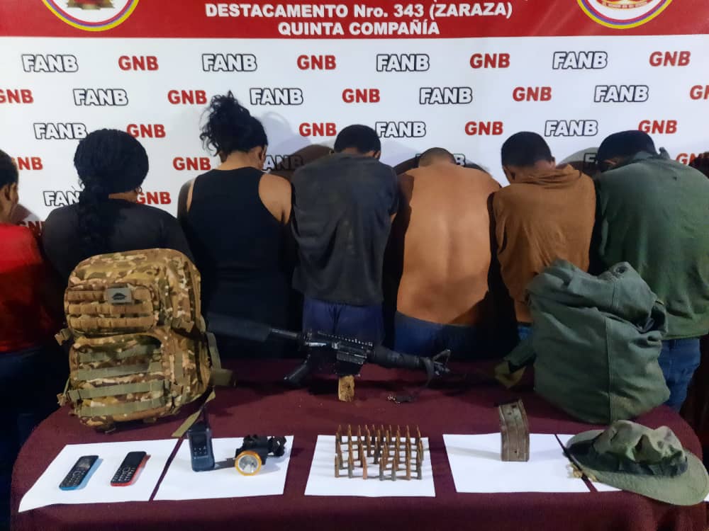 [:es]GNB desarticuló la celula «El Demonio» de la banda Tren del Llano en Zaraza [:]